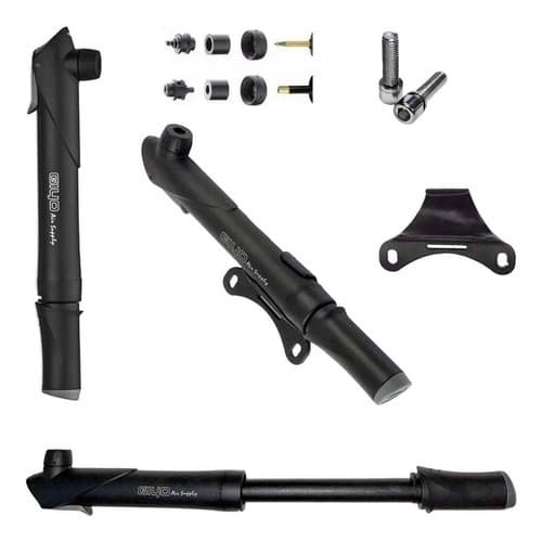 Bomba de ar bicicleta pequena mtb bike speed bico fino bico grosso giyo gp47l resistente compacta promoção