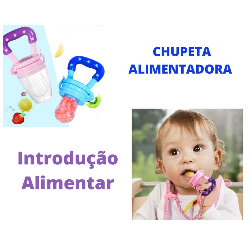 Chupeta Alimentadora/ porta fruta