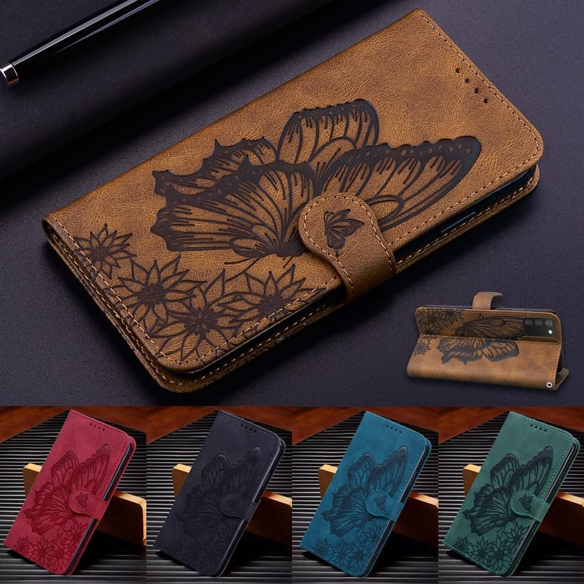 Capa Flip De Couro Borboleta Para Xiaomi Redmi Note 11 10 15 Pro 12 13 14 11s 10s 9s De Livro Carteira De Telefone
