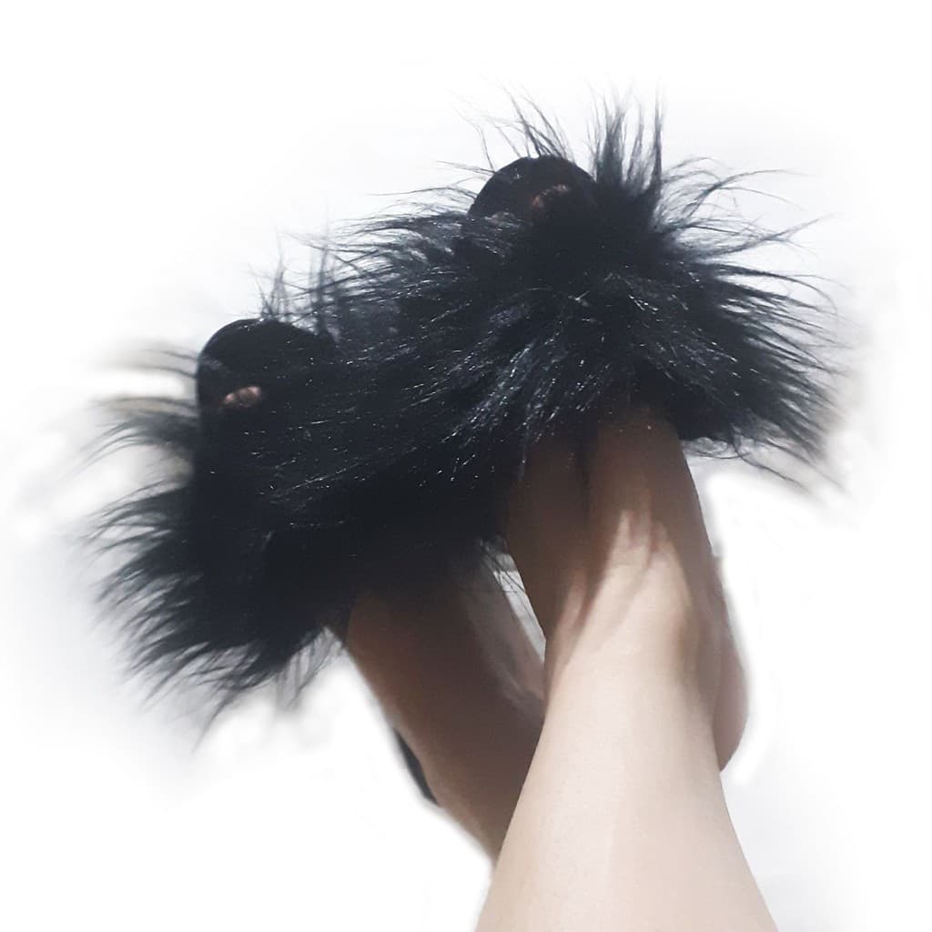 Tamanco de Pelo - Chinelo de Quarto - Chinelo de Pelúcia
