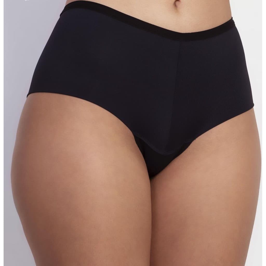 Calcinha Algodão Hot Pant Calcinhas Cós Alto Cotton