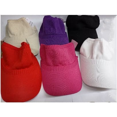 Viseira Lisa Proteção Solar Estilo Praia Piscina usual Colorida Feminino Fashion SQ ESPORTE elástico importado