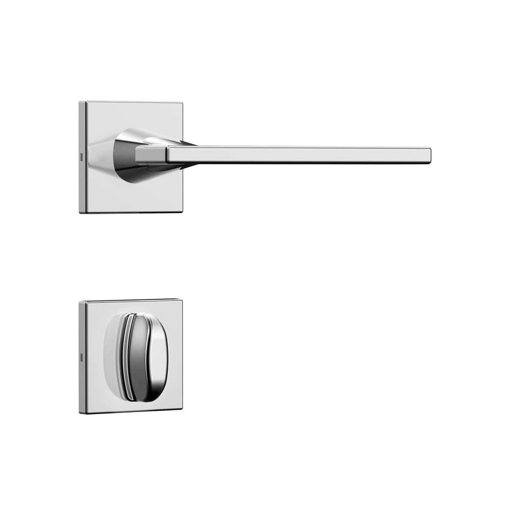 Fechadura de Banheiro Classic 3000 Quadrada Inox Stam