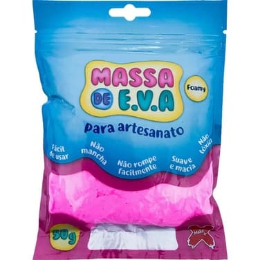 10 X Massa Modelar De Eva Varias Cores 50 G Make+ Esp.