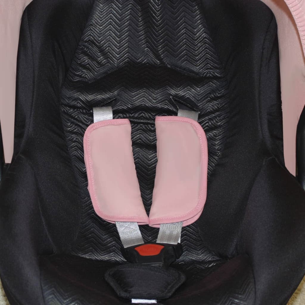 Protetor De Cinto Para Bebê Conforto E Carrinho Rosê 2 Peças Menina