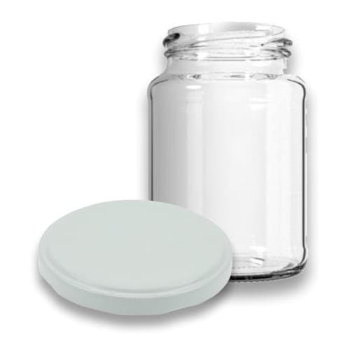 Pote de Vidro Para Conserva Geleia Salada 500ml Tampa Metal Kit com 6 Unidades