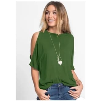 Blusa Viscolycra, Detallhe Na Manga