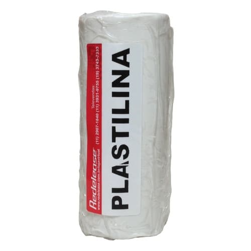 Massa De Modelar Plastilina: Branca [0,500 Kg]