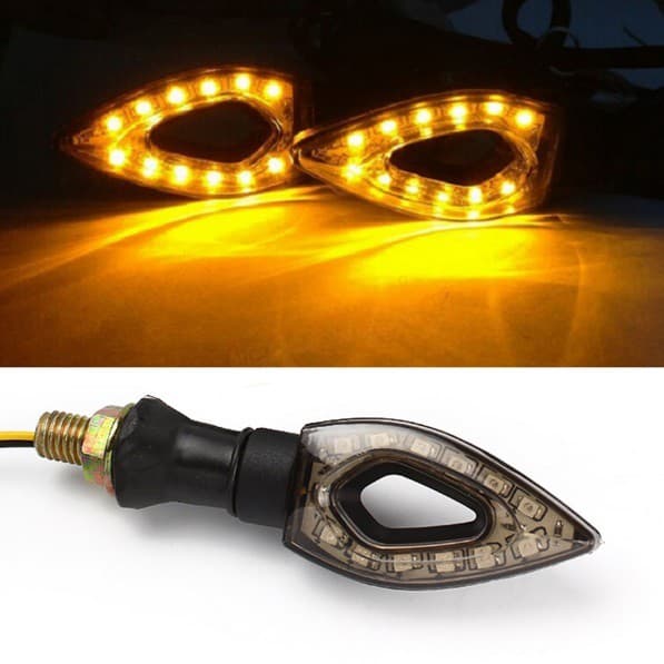 Kit 2 Piscas Setas Led Universal Moto Titan Fazer Cb