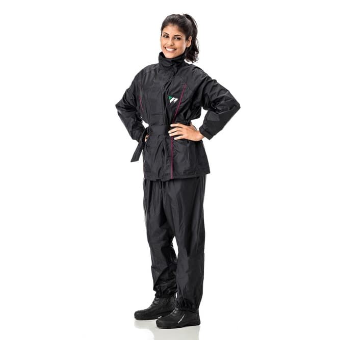 Conjunto Capa de Chuva Feminino Nylon Refletivo Pantaneiro
