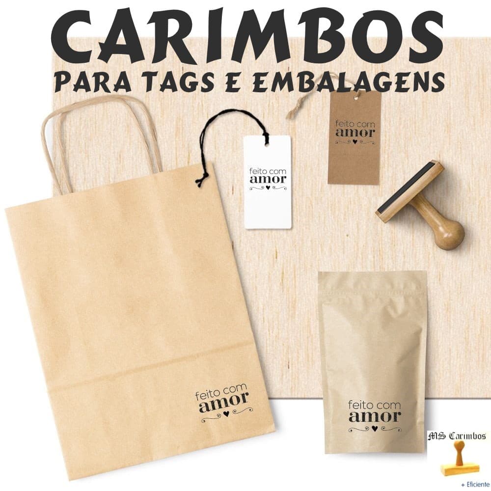 Carimbo personalizado, escolha a medida, vários modelos, completo com cabo, material profissional, sem carimbeira.