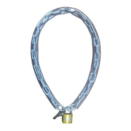 Corrente Encapada com 80cm 6mm Ideal para Cadeado Antifurto Bike / Portão/ Moto