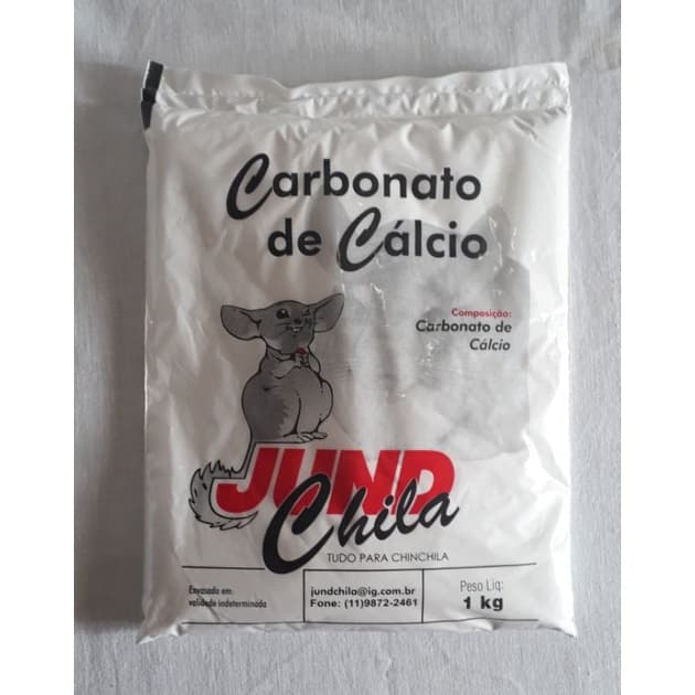 Carbonato De Cálcio Para Banho Seco De Chinchilas