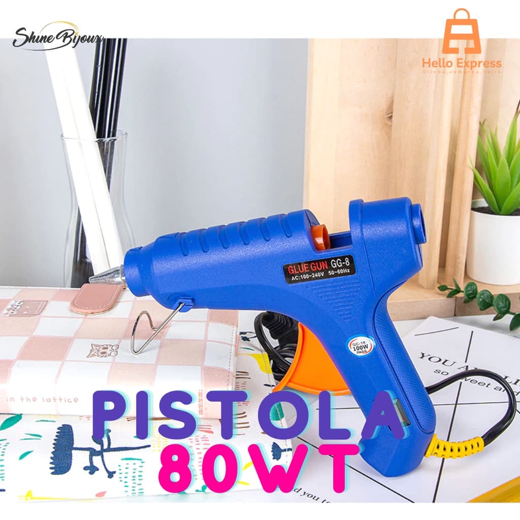 Pistola aplicadora de Cola Quente 80WATS Profissional  (Bivolt 110/240v)
