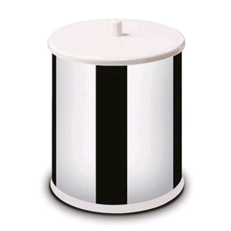 Lixeira Inox 6,3 Litros com Tampa Branca  MARTINAZZO