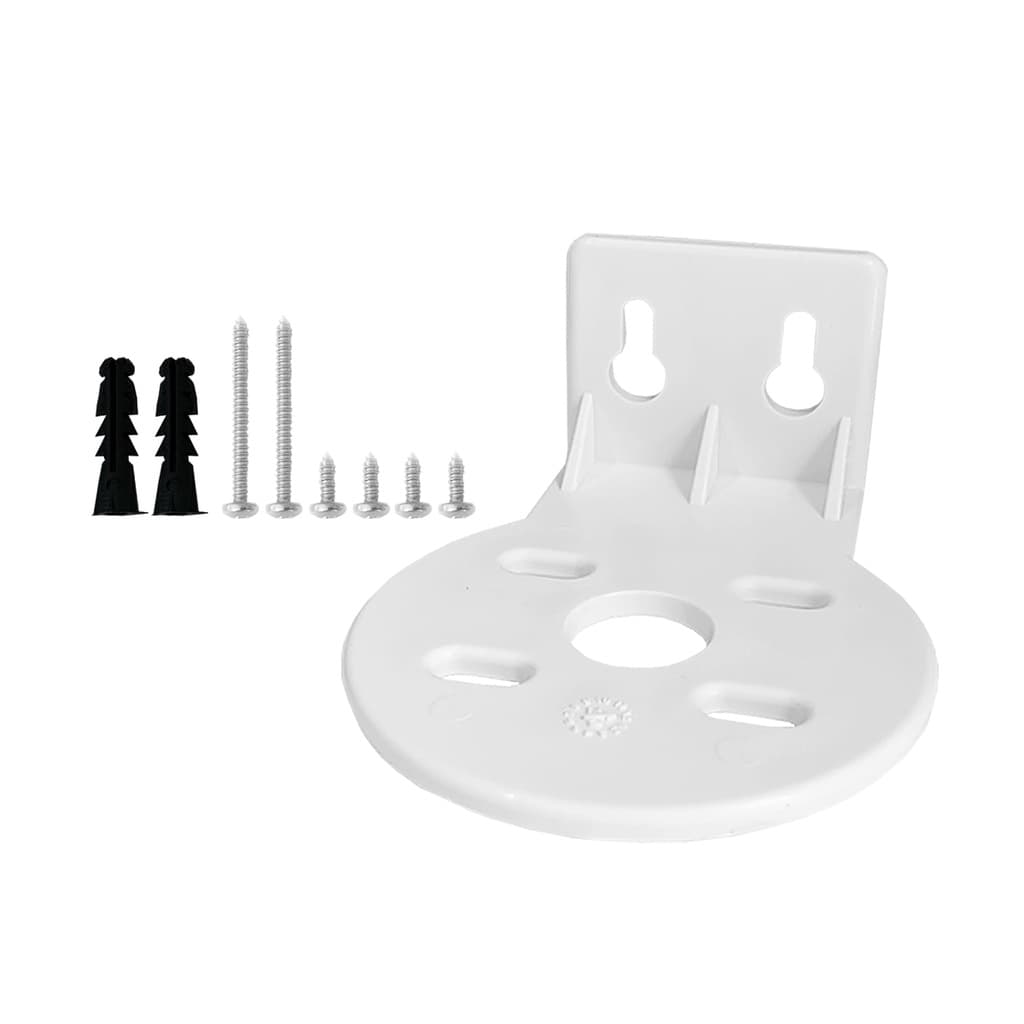 Suporte Branco Plástico Para Filtro De Água 5 A 10 Com Parafusos