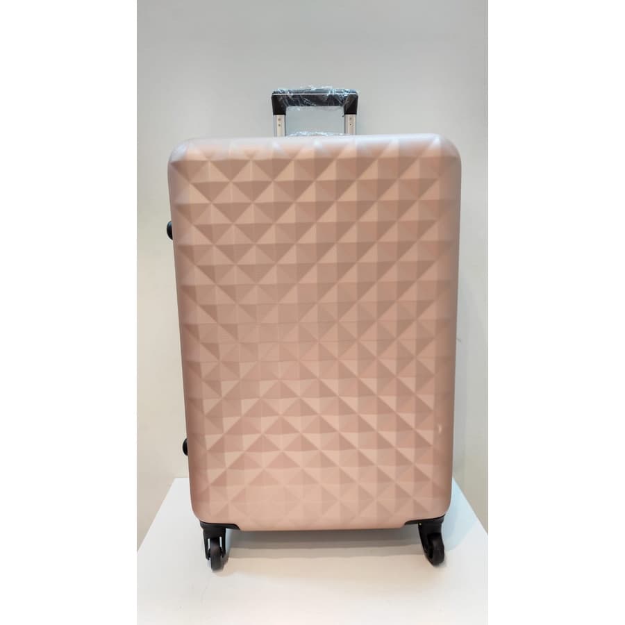 Mala de viagem Grande Rosé, 23kg para avião, de rodinha. Medida: 69x28x45. REF: 256