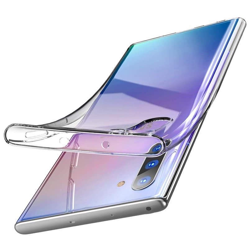Original Caso De Telefone De Silicone Transparente Para Samsung Galaxy Note 10 Plus 10 + Ultra Fino Soft Case Nota 10