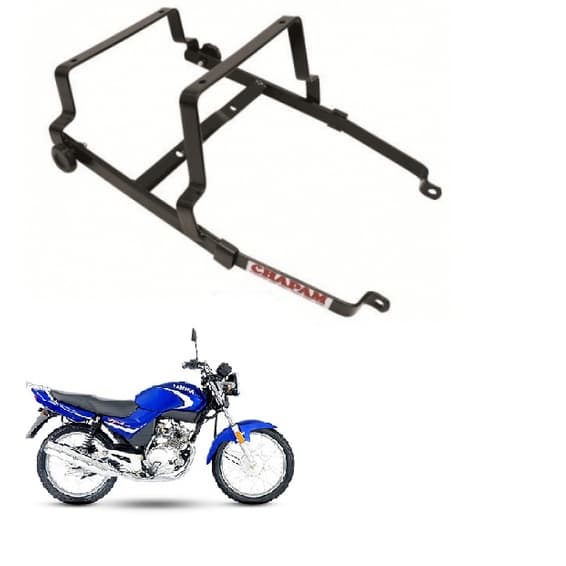 Suporte de Baú motoboy trilho bau motofrete para moto motocicleta yamaha Ybr 125 2009 até 2014 chapam aço