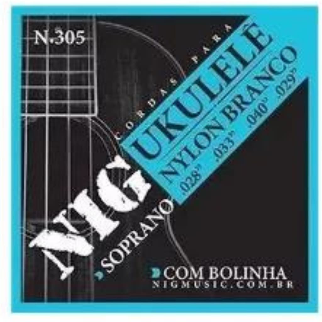 Encordoamento Ukulele NIG Soprano branco