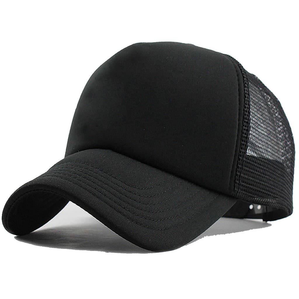 Boné Trucker Aba Curva Liso Sem Estampa Redinha
