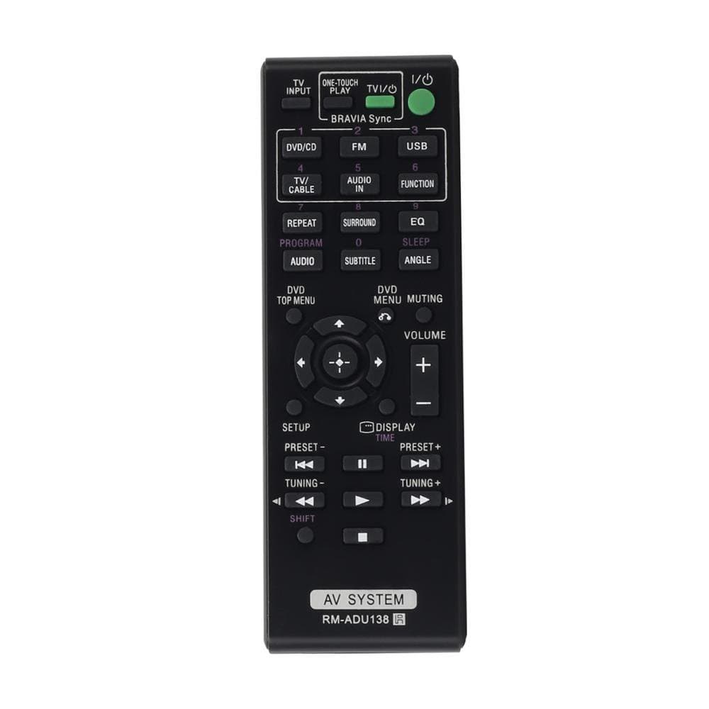 Controle Remoto Substituir RM-ADU138 Receptor De Áudio E Vídeo Para Sistema De Home Theater sony AV DAV-TZ140 HBD-TZ130
