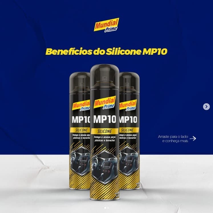 Spray Silicone Automotivo 300ml / Renova e Protege Couro e Plástico