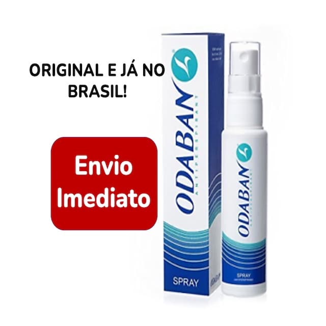 Odaban Spray 24h de proteção contra transpiração - 30ml- PRONTA ENTREGA- REVENDEDOR OFICIAL NO BRASIL