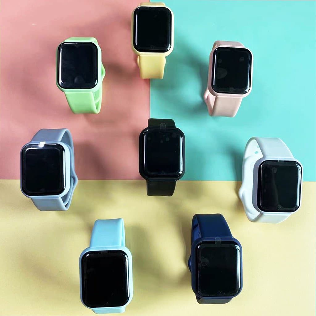 Novo 8 colors Y68 Smart Watch à Prova D’água USB Esportivo / com Monitor de Frequência Cardíaca relógio inteligente