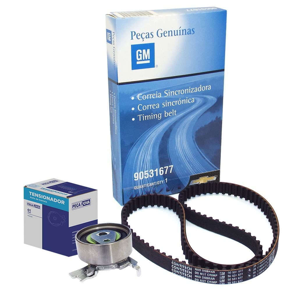 Kit Correia Dentada Hnbr E Tensor Prisma 2014 2015 2016