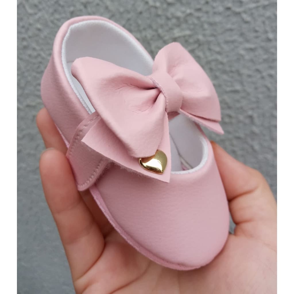 Sapatilha Rosa Linda Sapatinho Para Seu Bebe
