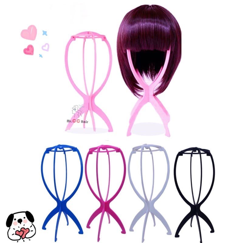 kit 5 Suporte Dobrável plástico Para Descansar Peruca wigs Guardar e Secar Lace Chapéu expositor