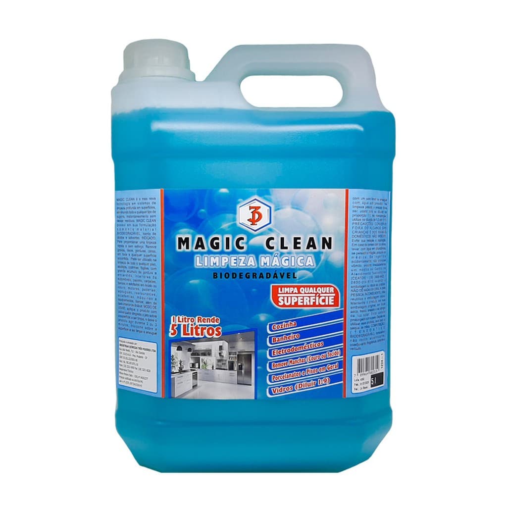 MAGIC CLEAN 3 PODERES 5LTS - LIMPEZA MÁGICA flotador desengordurante