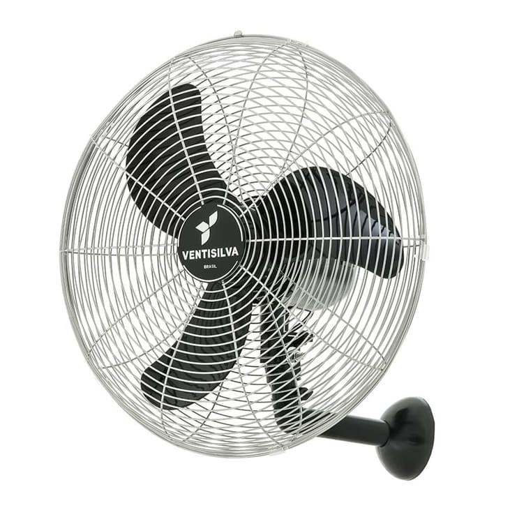 Ventilador de Parede 50cm Ventisilva VENTI50P Preto Bivolt Potente Silencioso Ideal Para Comércio Loja Igreja