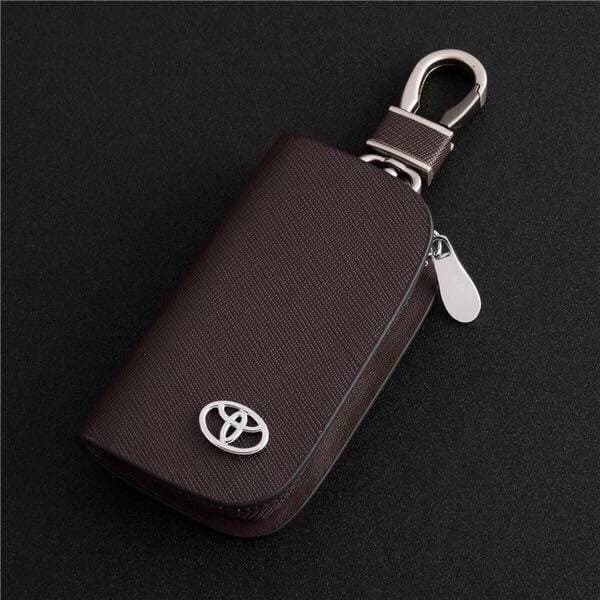 Capa De Couro Para Chave Toyota Auri