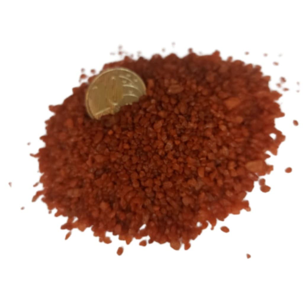 Cascalho De Areia Marrom Escura Para Aquário 1kg - Substrato Fino