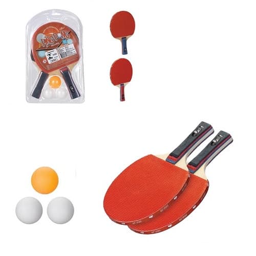 Kit Ping Pong com Bolinhas Jogo Ping Pong Tênis de Mesa Completo Diversão Garantida