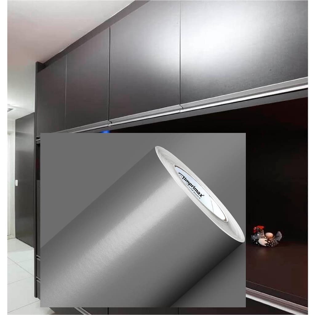 Adesivo para envelopamento Geladeiras Móveis 3M X 50CM PRATA