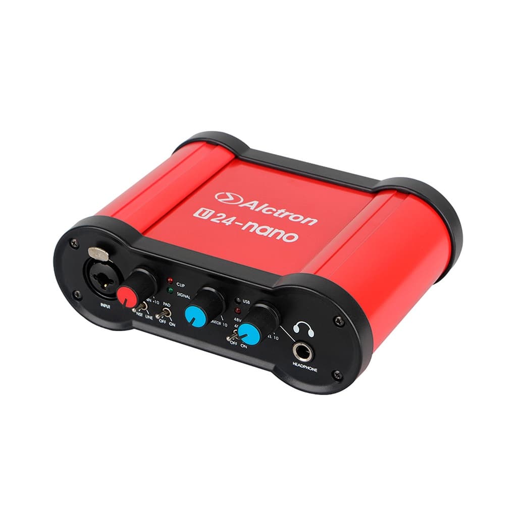 Interface de áudio USB Alctron U24-Nano canal único
