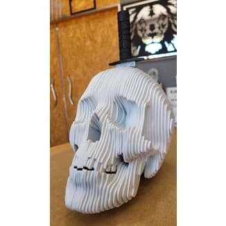 Faca na Caveira 3D MDF (Grande)
