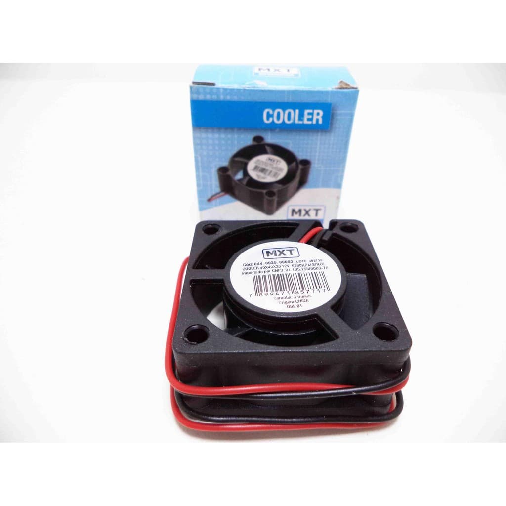 Ventoinha Cooler 40x40x20 40mm 12v