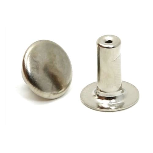 1.280 un  rebites n.3 cabeça com 8 mm
