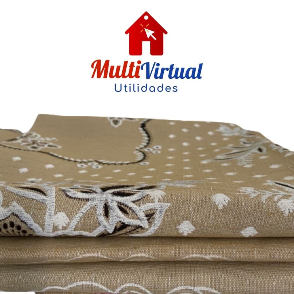 Toalha de Mesa 4 Cadeiras em Linho Envio Imediato