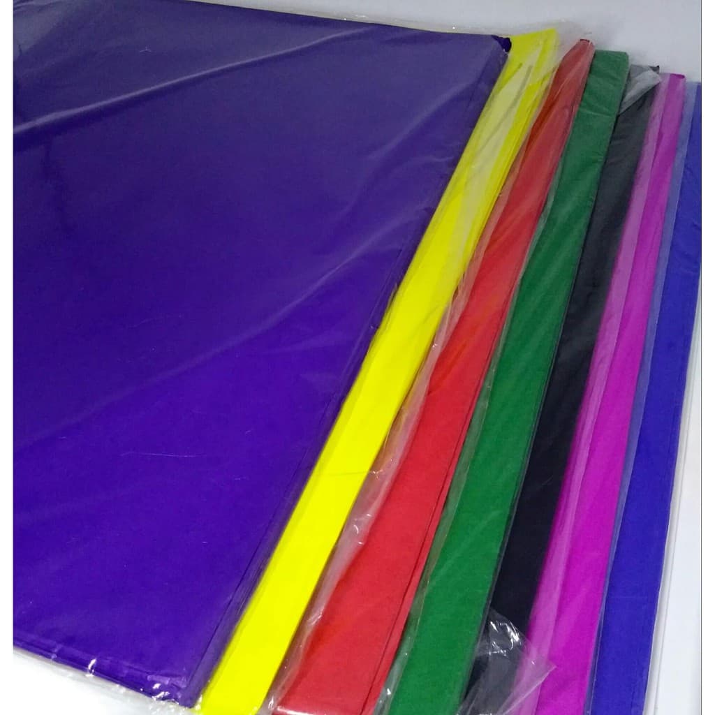 papel de seda 40x40 lisa pct com 100 folhas