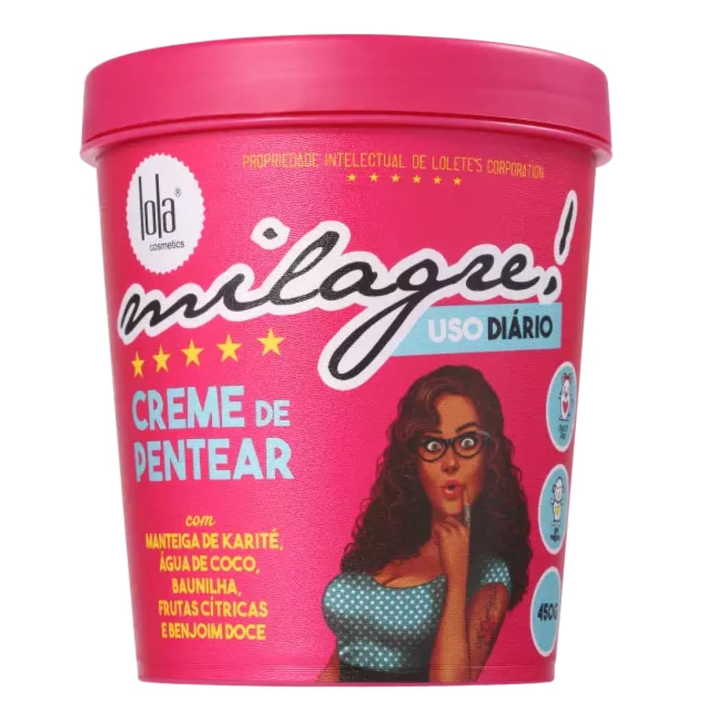 Creme De Pentear Milagre 450g - Lola Cosmetics