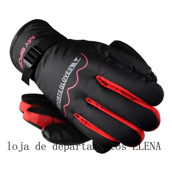 Luva Impermeável Antiderrapante Forrada Para Chuva Motoqueiro Frio Inverno Super Quente de Bike motocross