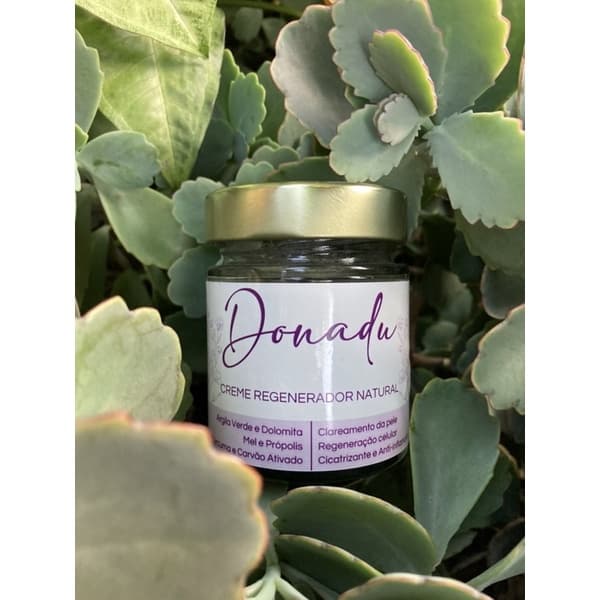 Máscara Regenerador Natural - Clareamento / Manchas / Melasma /Antiacne / Argila Verde / Dolomita / Carvão Ativado