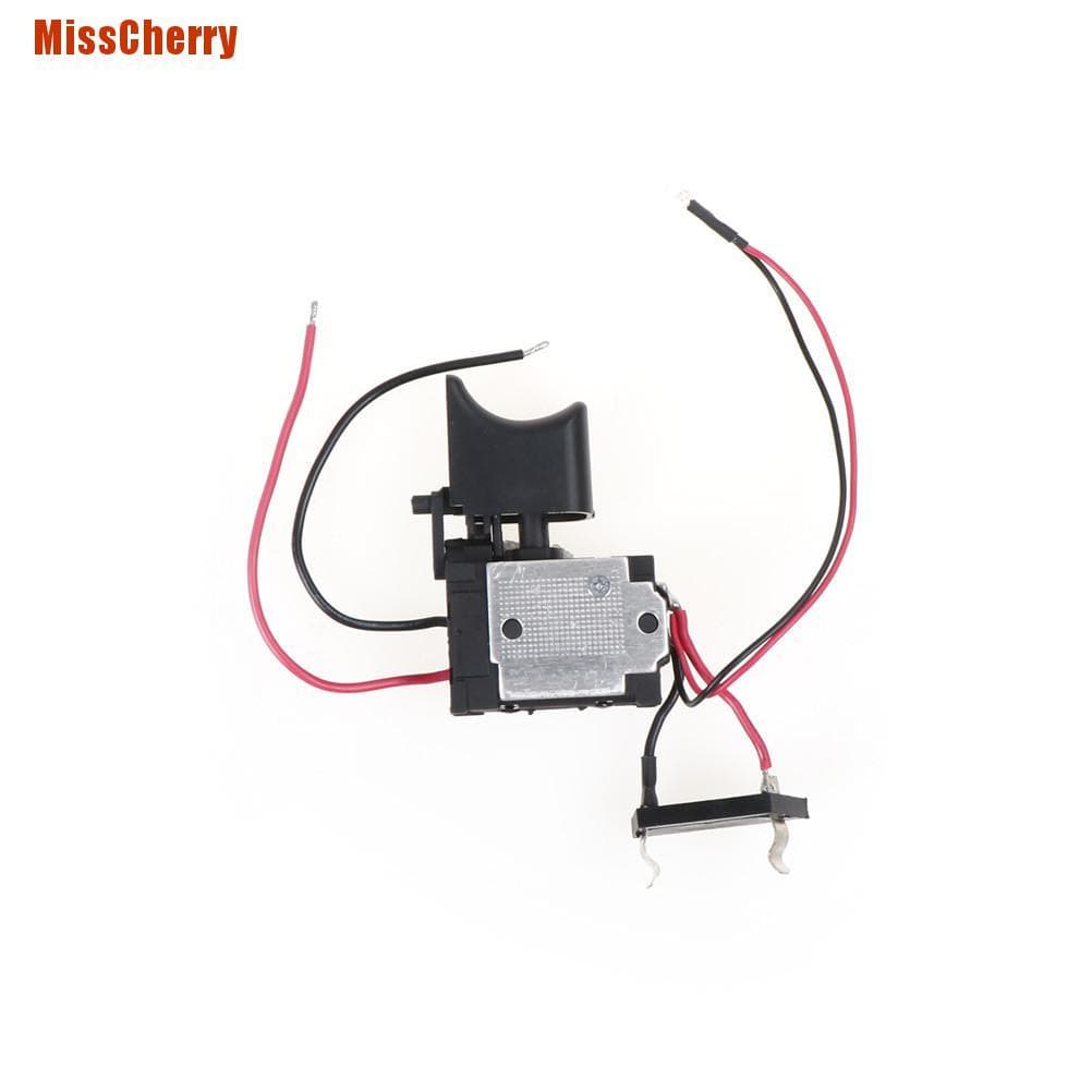 Misscherry Interruptor De Gatilho / Botão De Pressão / Controle De Velocidade / Furadeira Elétrica Dc 7.2-24v