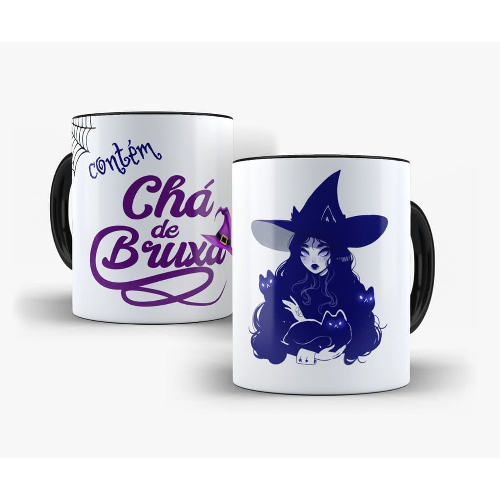 Caneca Bruxinha - Chá de Bruxa
