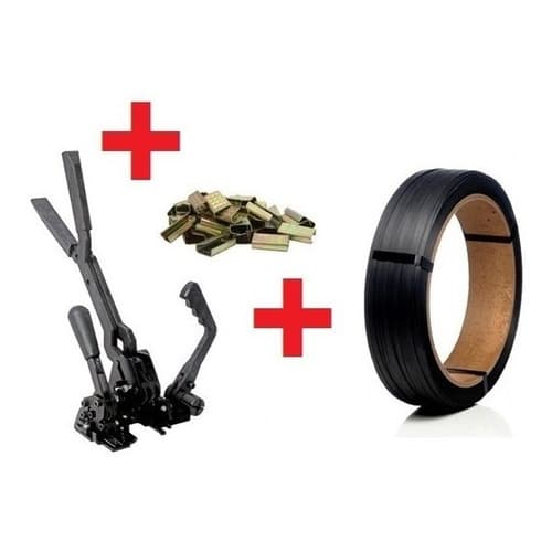 Kit - Aparelho Arquear + Selo Metal 16mm + Rolo Fita 16 Mm